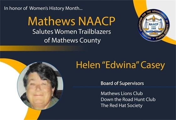 Mrs. Helen "Edwina" Casey